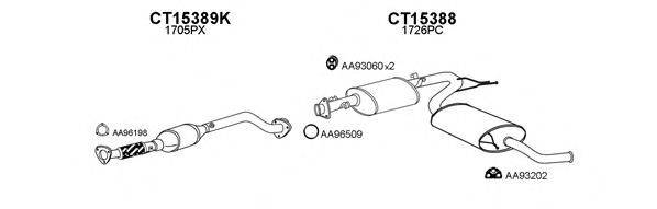 VENEPORTE 450165 Система випуску ОГ
