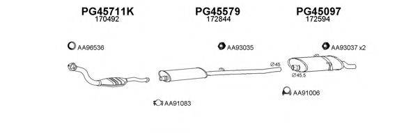 VENEPORTE 450361 Система випуску ОГ