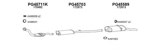 VENEPORTE 450460 Система випуску ОГ