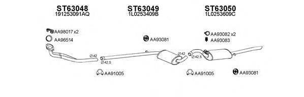 VENEPORTE 630126 Система випуску ОГ