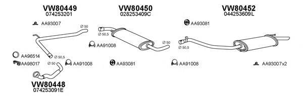 VENEPORTE 800255 Система випуску ОГ