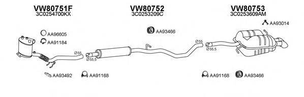 VENEPORTE 800608 Система випуску ОГ