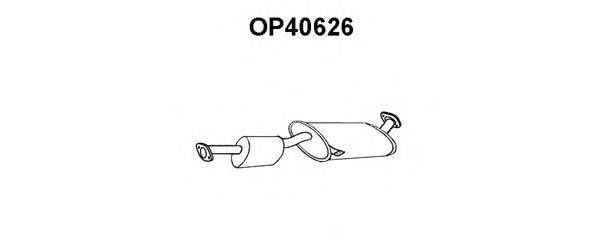 VENEPORTE OP40626 Глушник вихлопних газів кінцевий
