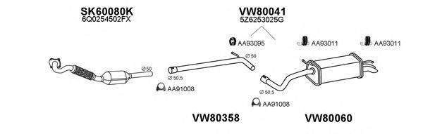 VENEPORTE 800621 Система випуску ОГ