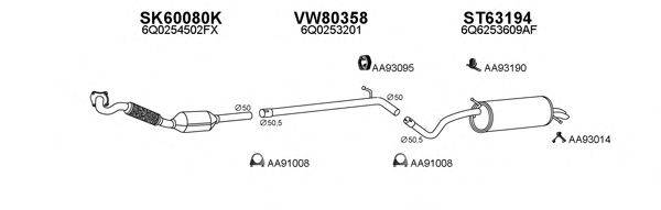 VENEPORTE 600097 Система випуску ОГ