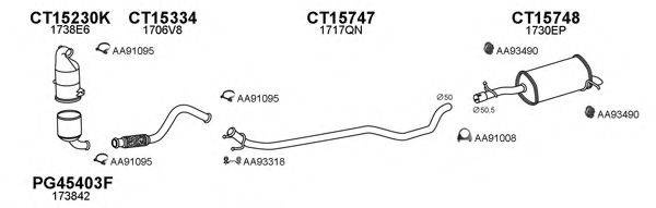 VENEPORTE 150592 Система випуску ОГ