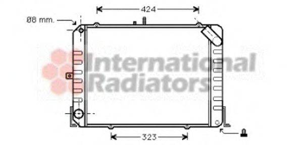 VAN WEZEL 53002139 Радіатор, охолодження двигуна