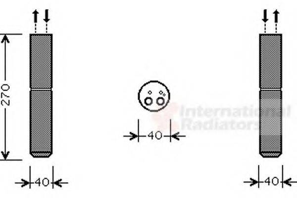 VAN WEZEL 1300D301 Осушувач, кондиціонер