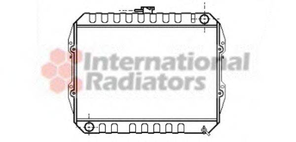 VAN WEZEL 58002090 Радіатор, охолодження двигуна