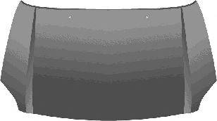 VAN WEZEL 5307660 Капот двигуна