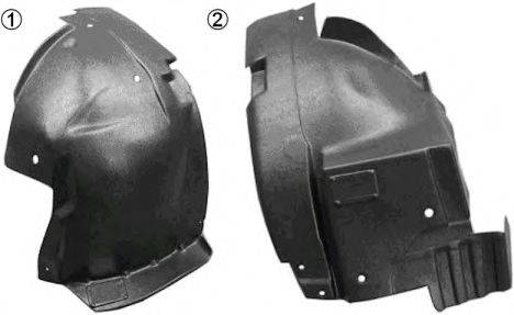 VAN WEZEL 4394434 Обшивка, колісна ніша