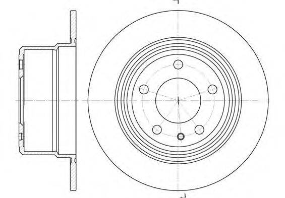 WOKING D677900 гальмівний диск