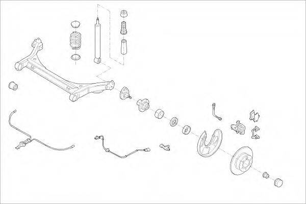 MONROE MO14425HA Підвіска колеса