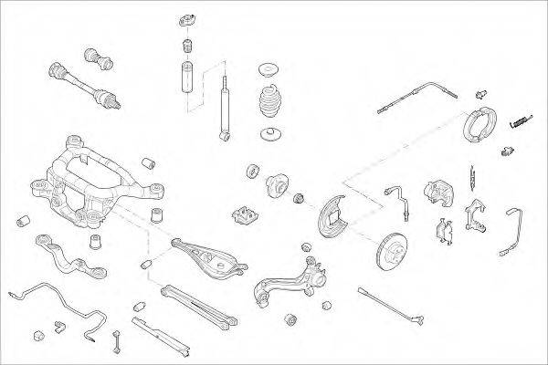 MONROE MO14802HA Підвіска колеса
