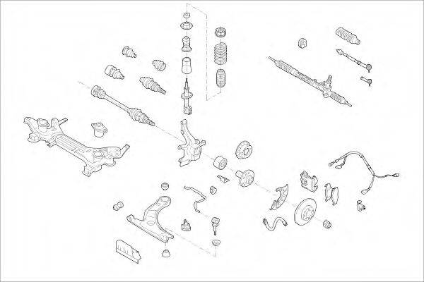 MONROE MO18580VA Підвіска колеса