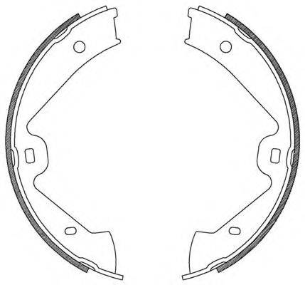 OPEN PARTS BSA218100 Комплект гальмівних колодок