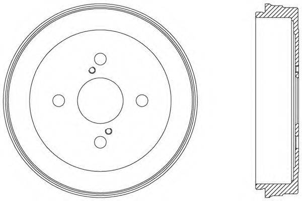 OPEN PARTS BAD904410 Гальмівний барабан