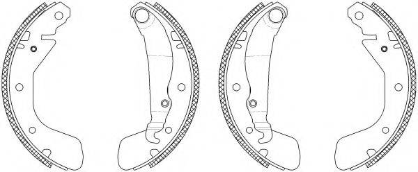 TEXTAR 83044802 Комплект гальмівних колодок