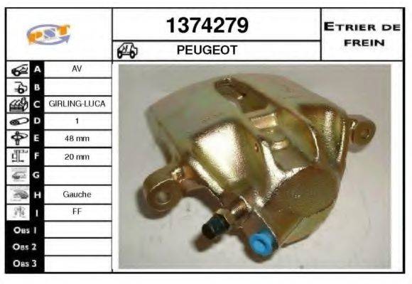 SNRA 1374279 Гальмівний супорт