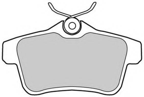 FREMAX FBP1681 Комплект гальмівних колодок, дискове гальмо