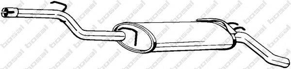 BOSAL 279693 Глушник вихлопних газів кінцевий