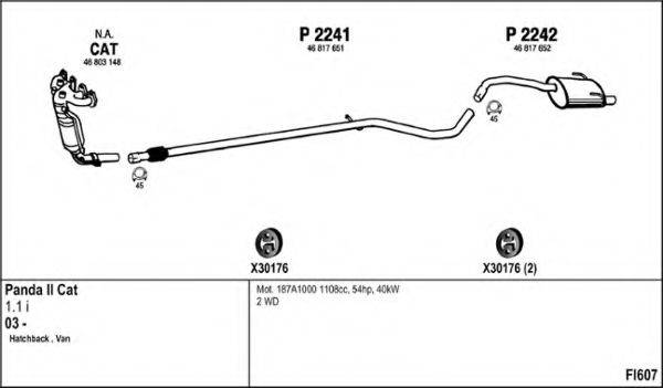 FENNO FI607 Система випуску ОГ
