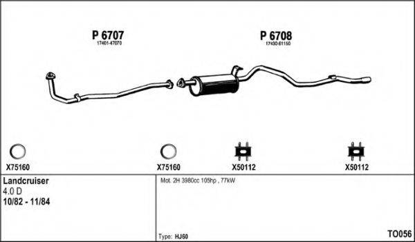 FENNO TO056 Система випуску ОГ