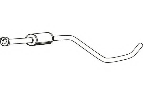 FENNO P43024 Середній глушник вихлопних газів