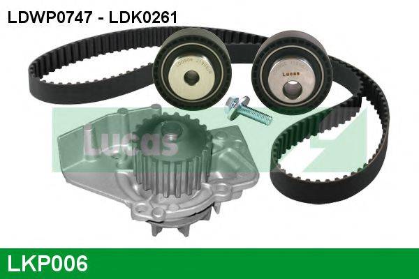 LUCAS ENGINE DRIVE LKP006 Водяной насос + комплект зубчатого ремня