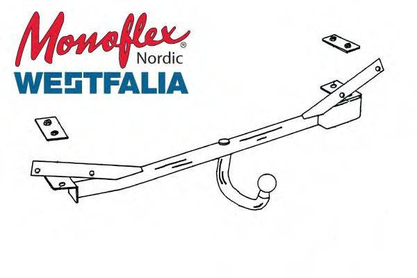 MONOFLEX 3476 Причіпне обладнання