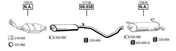 ASMET PE081990 Система випуску ОГ