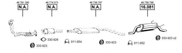 ASMET FI162260 Система випуску ОГ