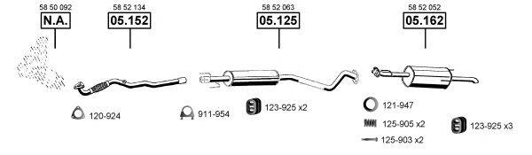 ASMET OP051455 Система випуску ОГ