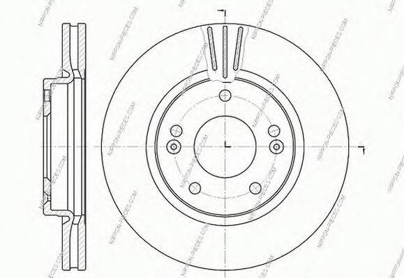 NPS H330I00 гальмівний диск