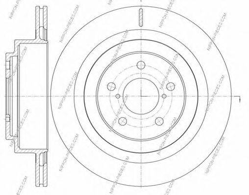 NPS S331U05 гальмівний диск