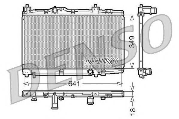 NPS DRM50005 Радіатор, охолодження двигуна