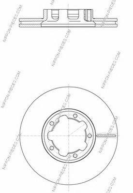 NPS N330N17 гальмівний диск