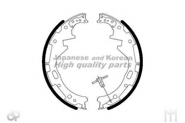 ASHUKI 10506301 Комплект гальмівних колодок