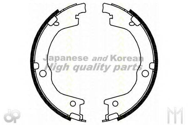 ASHUKI HRK13117 Комплект гальмівних колодок