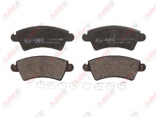 ABE C1P041ABE Комплект гальмівних колодок, дискове гальмо