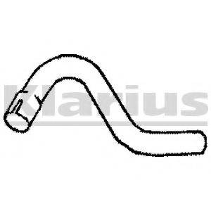 KLARIUS 110178 Труба вихлопного газу