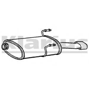 KLARIUS 210652 Глушник вихлопних газів кінцевий