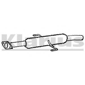 KLARIUS 210672 Середній глушник вихлопних газів