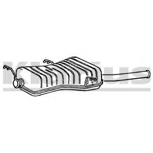 KLARIUS 210707 Глушник вихлопних газів кінцевий