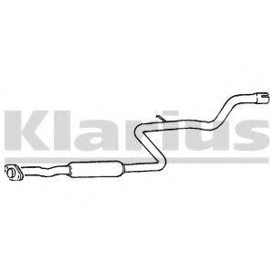 KLARIUS 250068 Середній глушник вихлопних газів