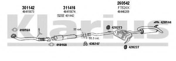 KLARIUS 330366E Система випуску ОГ