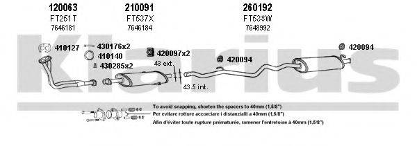 KLARIUS 330417E Система випуску ОГ