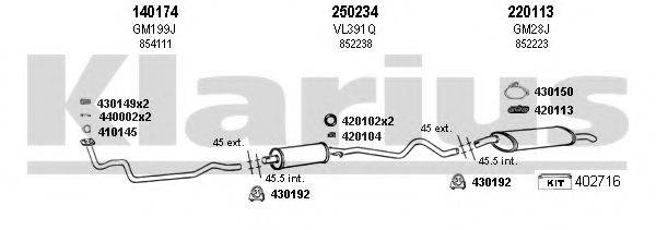 KLARIUS 390615E Система випуску ОГ