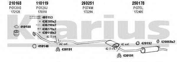 KLARIUS 630070E Система випуску ОГ