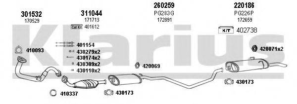 KLARIUS 630228E Система випуску ОГ